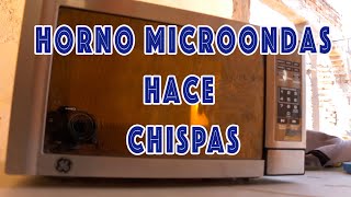 microondas hace chispas como arreglarlo [upl. by Weihs]