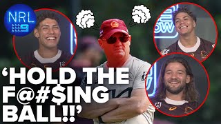 Funny Brisbane Broncos reveal who makes Kevin Walters FURIOUS🤬 NRL on Nine [upl. by Pauwles50]