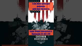 Chevron Doctrine Under Fire Fishermen Take on Federal Regulations in SCOTUS oral argument 91 [upl. by Kacey]