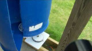 How to Make an Inexpensive Vertical Wind Turbine  Part 2 [upl. by Gualterio893]