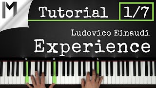 Experience  Ludovico Einaudi  Full Piano Tutorial Part 17 [upl. by Enihsnus618]