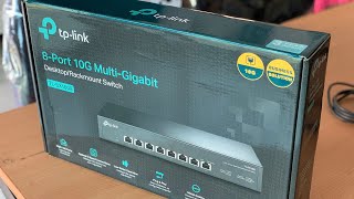 TPLINK TLSX1008 10Gbps Networking Switch  UNBOXING [upl. by Landri747]