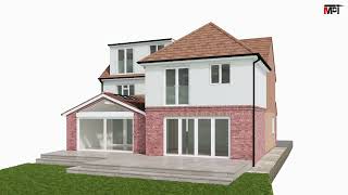 Luxury Brick Slip amp Krend Home Transformation  Dorridge Renovation  Feasibility option four [upl. by Anneehs]