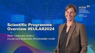 Prof Caroline Ospelt about Scientific Programme at EULAR 2024 [upl. by Kareem]