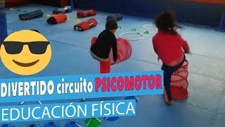 Educación física para Preescolar  Genial Circuito psicomotor [upl. by Jessey11]