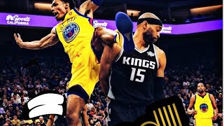 Patrick mccaw suffers scary injury vs Kings Vince Carter prays [upl. by Llennaj]