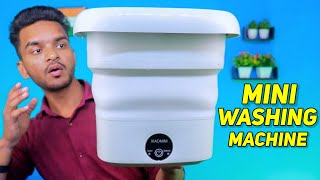 Mini Portable Washing Machine With Dryer  Zeeshan Stories [upl. by Notlehs850]