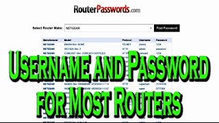 How to Find Router Default Username and Passwords  Ask a Tech 27 [upl. by Harbison]