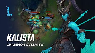 Kalista Champion Overview  Gameplay  League of Legends Wild Rift [upl. by Lesirg795]