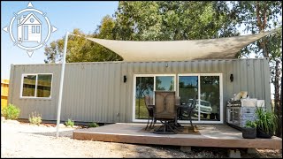 Massive 6 unit Shipping Container Home Airbnb  Woodside Container Full Tour [upl. by Eenattirb751]