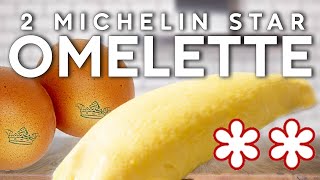 The Secret of the Perfect Folded Omelette Two Michelin Star Method  Easy  Fluffy [upl. by Haleigh]