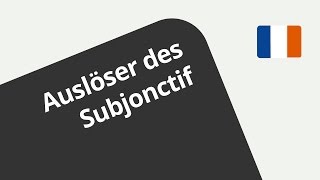 Der Subjonctif Die Auslöser  Französisch  Grammatik [upl. by Daisey]