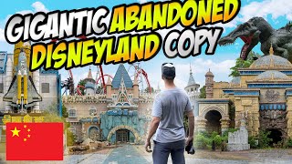 This ABANDONED theme park has EVERYTHING  Gigantic DISNEYLAND copy [upl. by Neirb]