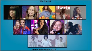 My Top 10  JUNIOR EUROVISION 2023   Georgia [upl. by Ahgiela]