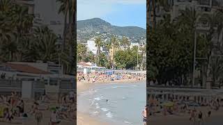 SITGES BEACH BARCELONA CATALONIA SPAIN [upl. by Thrasher]