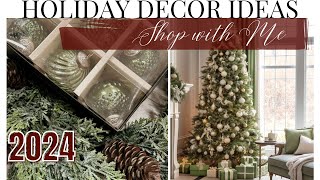 NEW HOLIDAY DECOR IDEAS  SHOP WITH ME  WALMART amp HOMEGOODS  DESIGNER LOOKS FOR LESS [upl. by Halueb]