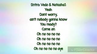 Vedo Ft Natasha Mosley  4 Walls Lyrics [upl. by Jeannette]