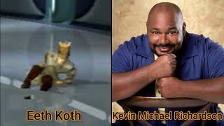 Character and Voice Actor  Star Wars ObiWan  Eeth Koth  Kevin Michael Richardson [upl. by Otipaga912]