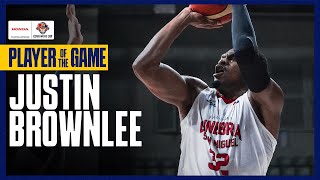 JUSTIN BROWNLEE SHOWCASED DOUBLEDOUBLE FOR GINEBRA  PBA Season 49 Governors Cup [upl. by Sher]