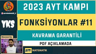 FONKSİYONLAR 11 2023 AYT FONKSİYON GRAFİKLERİ SORULARI 2023yks [upl. by Edholm]