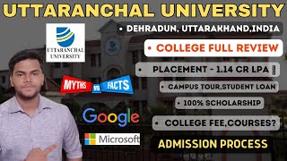 Uttaranchal University Dehradun Full Review  Placement Campus TourFees Scholarship JEE 2023 [upl. by Wein544]