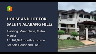 HOUSE AND LOT FOR SALE IN ALABANG HILLs [upl. by Ysac]