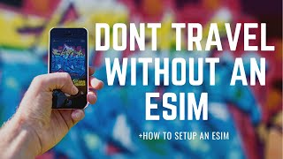 Avoid Roaming Charges with an eSim  How to Setup an eSim  The Travel Tips Guy [upl. by Nuavahs738]