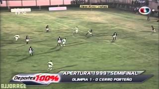 Olimpia 10 Cerro Porteño Semifinal Apertura 1999 30051999 [upl. by Suravaj34]