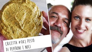 Ricetta 08  Pesto di peperoni e noci [upl. by Westhead]