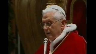 Il fondamento e limportanza imprescindibile del celibato sacerdotale nelle parole di Benedetto XVI [upl. by Ioj]