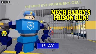 MECH BARRYS PRISON RUN roblox [upl. by Enniotna]