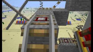 Minecraft Tutorial  SchienenFahrstuhl 181 [upl. by Vasos]