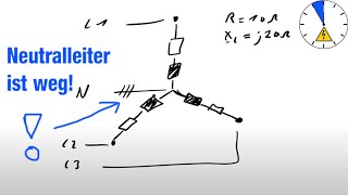 Neutralleiter fällt weg Wie jetzt Leistung und Strom jetzt berechnen [upl. by Aitnauq657]