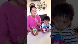 Mom burps pranks cute baby 🍼🐥🍼shortvideo 😘🤩🤩 [upl. by Carlen768]