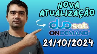 NOVA ATUALIZAÇÃO DUOSAT 21102024 [upl. by Valdemar311]