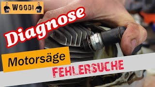 Motorsäge Fehlersuche  Diagnose  Wie finde ich den Fehler Motorsägen Technik  Woodi [upl. by Gery]