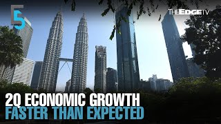 EVENING 5 Malaysia’s 2Q economic growth accelerates faster than expected advance estimates show [upl. by Ostap]