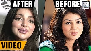 Ayesha Takias 1st Appearance Post Plastic Surgery  LehrenTV [upl. by Aerdnna]