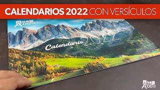 Calendarios 2022 con Paisajes y Versículos de la Biblia  Abba [upl. by Alexina769]