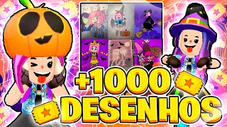 🥳RESULTADO CONCURSO DE DESENHO HALLOWEEN  Valendo Passe Premium [upl. by Nallac588]