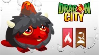 Dragon City  Getting Volcano Dragon 100 No Hack [upl. by Darum]