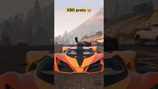 GTA 5 sports car x80 Proto 😍  GTA V MODS  menyoo gta5 ytshorts calmdown [upl. by Pufahl]