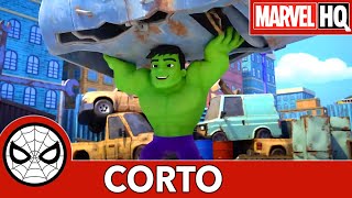 Juntada con Hulk l Temporada 2  Spidey y sus sorprendentes amigos [upl. by Ferrel]