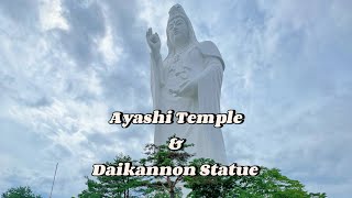 A vlog of a trip to a temple in Japan 🇯🇵 part 2⛩️ Ayashi temple amp Daikannon Statue⛩️ [upl. by Gniw]