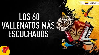 Los 60 Vallenatos Más Escuchados Video Letras  Sentir Vallenato [upl. by Asle345]