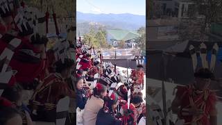 NAGA DANCE HORNBILL FESTIVAL NAGALAND KISAMA KOHIMA dance short heritagevillage [upl. by Tanner]