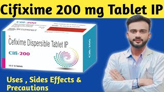 Cifixime 200 mg Tablet IP Uses In Hindi  Cefix 200  Mahacef 200  Safexime 200  Uses [upl. by Sydalg]