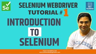 Selenium WebDriver Tutorial 1  Introduction to Selenium [upl. by Elconin792]