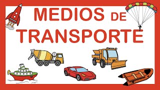 MEDIOS de TRANSPORTE🚗ARASAAC🚜 [upl. by Shorter]