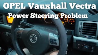 Power Steering Problem Vauxhall Vectra  Intermittent Notching heavy wheel problem Opel Vectra [upl. by Muldon950]